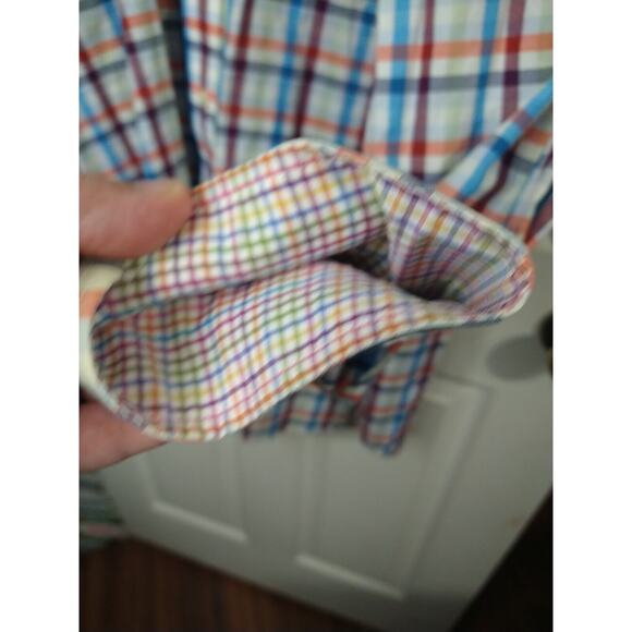 Viyella Men's XXL Collared Button Shirt Long Sleeve Plaid - Picture 7 of 12